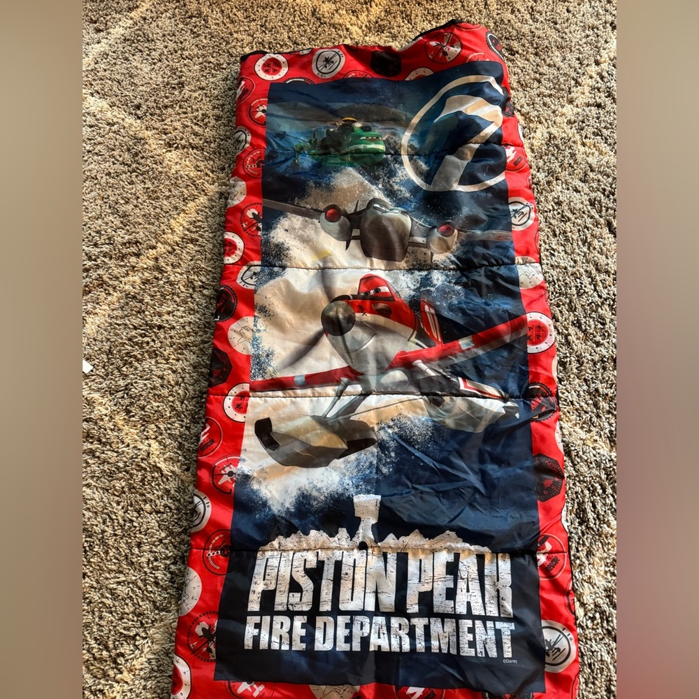 Disney Planes Red and Blue Sleeping Bag